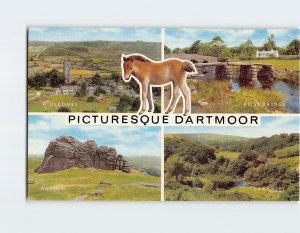 Postcard Picturesque Dartmoor England