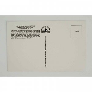 Shrine Immaculate Conception Catholic Blessed Mother Washington DC VA Postcard