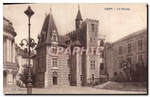 Old Postcard Agen The Museum