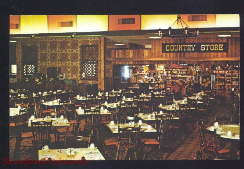 SPRINGFIELD MISSOURI ROUTE 66 RESTAURANT INTERIOR ADVERTISING POSTCARD MO