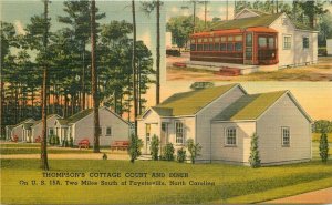Dexter Fayetteville North Carolina Thompson's Cottage Diner Postcard 21-1415