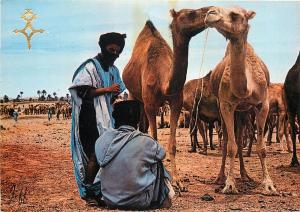 Blue men at the Assrir Moussem Morocco