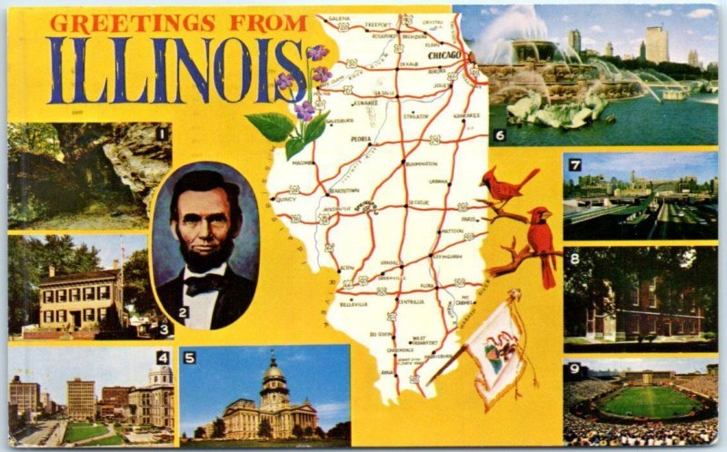 M-63018 Greetings From Illinois
