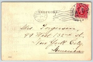 1903  Goteborg  Sweden  Restaurant  Postcard