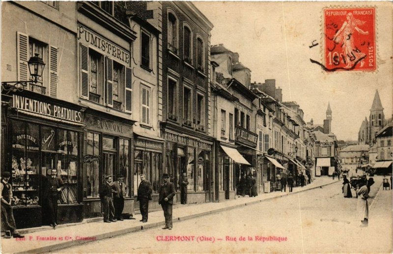 CPA CLERMONT - Rue de la Republique (259712)