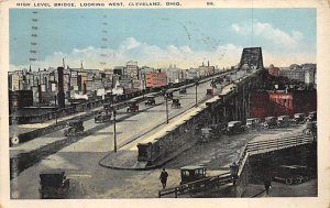 High Level Bridge Cleveland, Ohio OH Postcard