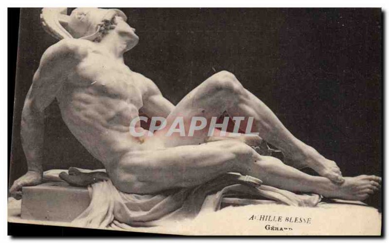 Old Postcard Injures Achilles Gerard