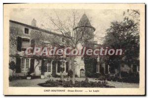 Old Postcard Chef Boutonne Logis