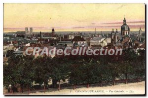 Old Postcard Chalon sur Saone Vue Generale