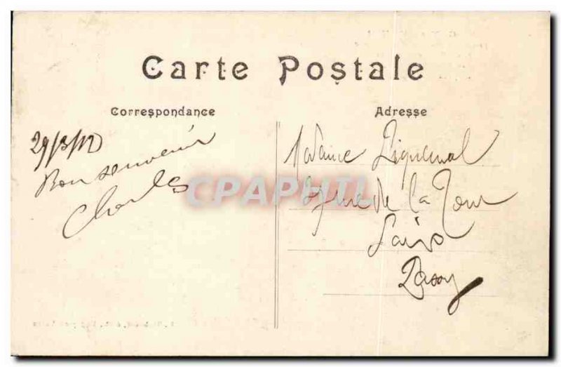 Magny en Vexin Old Postcard Old House