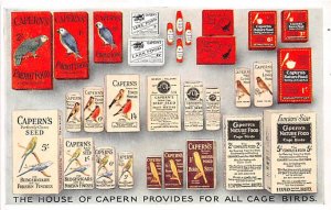 House of Capern Provides for all Cage Birds Advertising Unused 