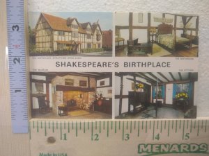 Postcard Shakespeare's Birthplace, Stratford-upon-Avon, England