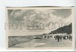 443281 Estonia Narva Joesuu Beach Vintage photo postcard