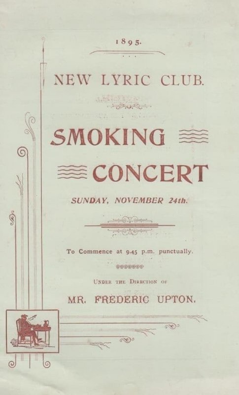 London New Lyric Club Hungarian Band Victorian 1895 Theatre Programme