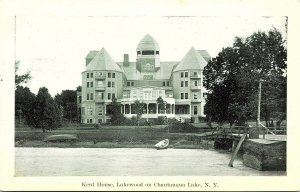 Private Mailing Card NY Lakewood Kent House on Chautauqua Lake C. 1905 A5