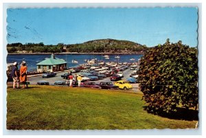 1976 Mt. Desert Information Booth Municipal Pier Bar Harbor Maine ME Postcard