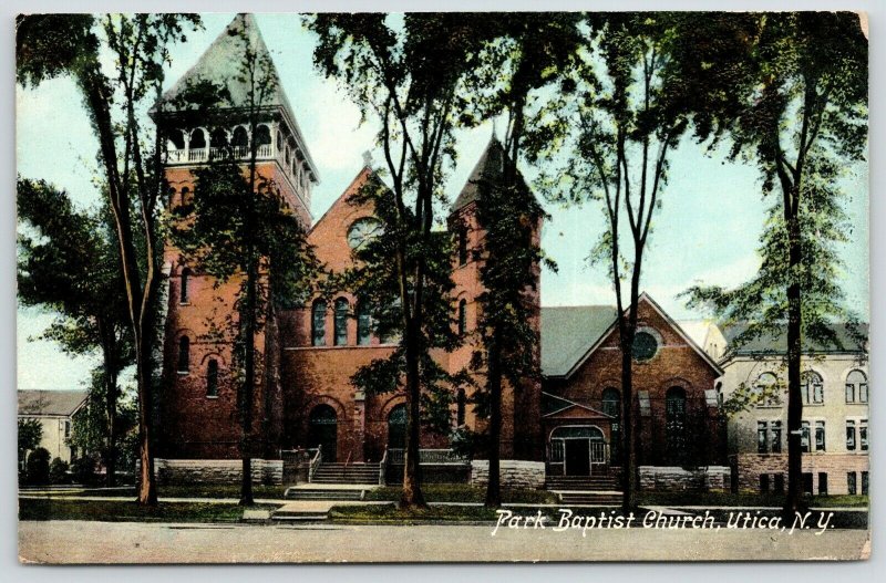 Utica New York~Steuben Park Baptist Church~Rutger Street~Razed 1930s~1909