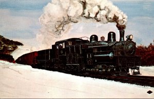 Trains Western Locomotive #6 Painting By Richard Sparks