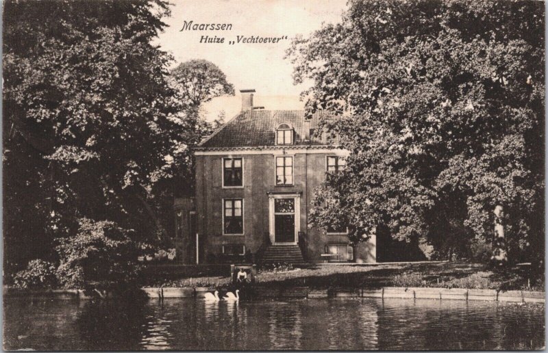 Netherlands Maarssen Huize Vechtoever Vintage Postcard 09.07 