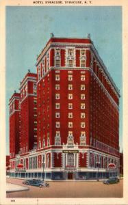 New York Syracuse Hotel Syracuse 1937