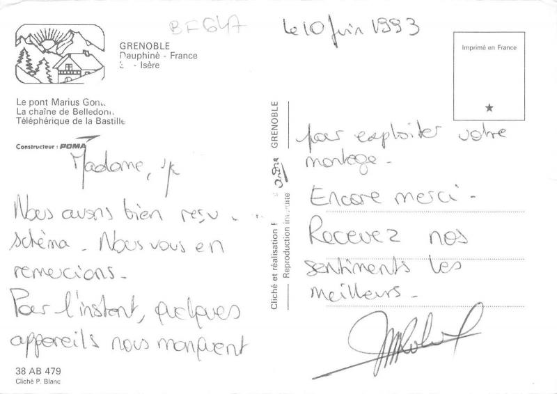 BF647 Grenoble   France