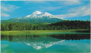 Mount Shasta and Lake Shastina Northern California