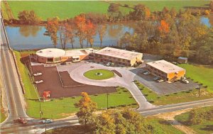 Tiffin Ohio 1970s Postcard Riverview Inn Motel