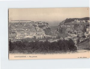 Postcard Vue générale, Constantine, Algeria