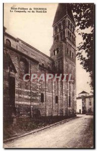 Postcard Old Saint Philibert Tournus Campanile Given North East