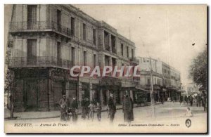 Tunisia Old Postcard Bizerte Avenue de France