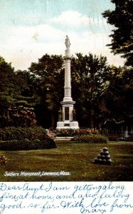 Massachusetts Lawrence Soldiers Monument 1907