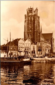 Netherlands Dordrecht Bomkade Vintage RPPC 09.74