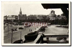 Modern Postcard St Malo Le Chateau and the City