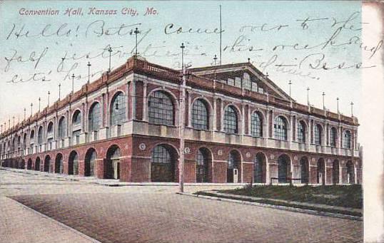 Missouri Kansas City Convention Hall 1906