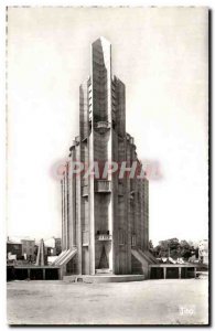 Old Postcard Royan L & # 39Eglise Notre Dame Facade Is The Belfry