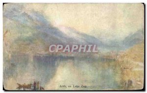 Postcard Old Arth on Lake Zug