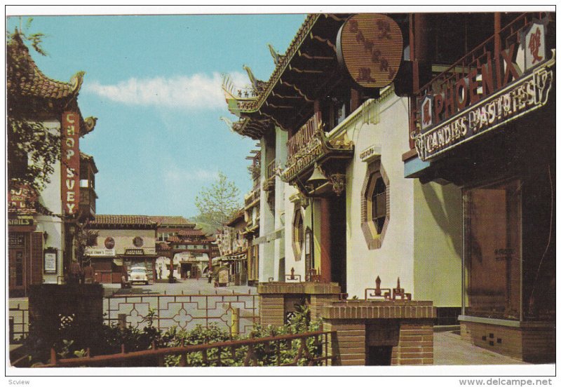 New Chinatown , LOS ANGELES , California , 50-60s