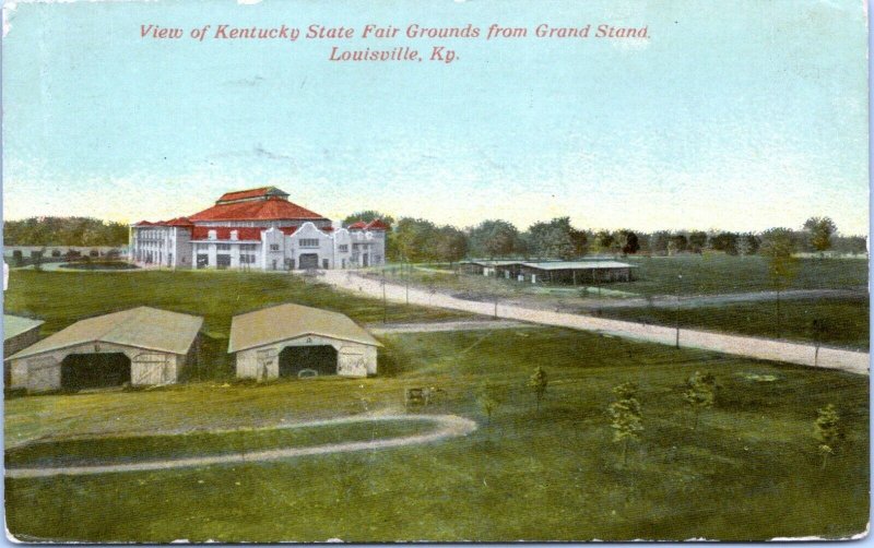 Louisville Kentucky Postcard 1914 View Of Kentucky State Fairgrounds MF
