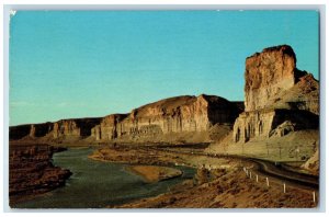 Green River Wyoming Postcard  U.S. Highway No. 30 And Green River c1960s Vintage