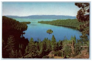 c1960 Lake Tahoe Water Emerald Green River California Union Oil Company Postcard 