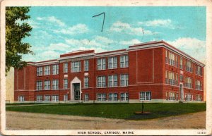 Maine Caribou High School 1930 Curteich
