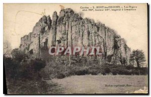 Postcard Old Correze Bort Organ The Organ