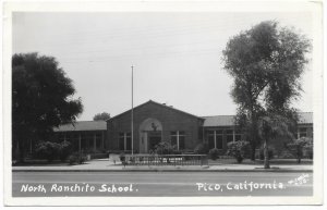 US Unused. California -North Ranchito School, Pico, CA.  Great old card.