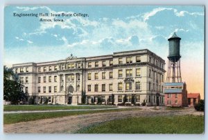 Ames Iowa IA Postcard Engineering Hall Building Iowa State College Exterior View