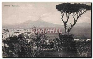 Old Postcard Panorama Napoli