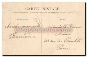 Old Postcard Suresnes Bois de Boulogne Entree