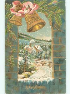 Divided-Back CHRISTMAS SCENE Great Postcard W9976