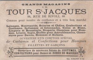 Victorian Trade Card Tour St. Jacques Nollet L1