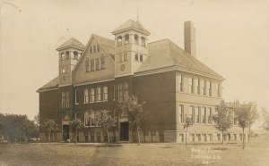 RPPC Postcard Public School Scotland SD  Bon Homme County 29