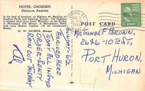 Douglas Arizona Hotel Gadsden Multiview Antique Postcard K47319